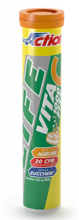 LIFE VITA C 1000 FIZZ AGRUMI 20 COMPRESSE - goldeneffe.it