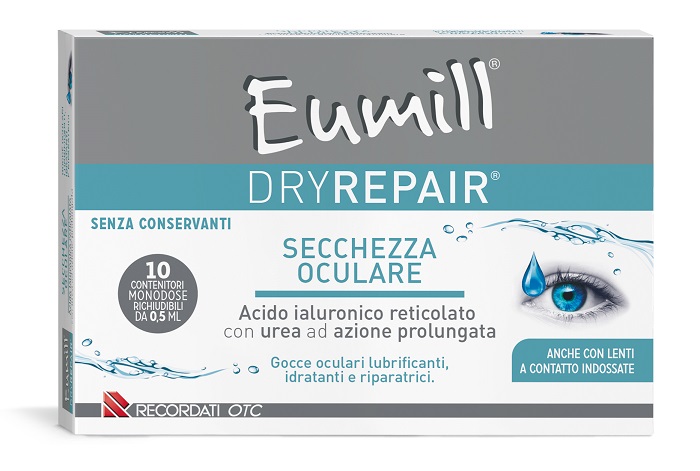 EUMILL DRYREPAIR GOCCE OCULARI 10 PEZZI DA 0,5 ML - goldeneffe.it