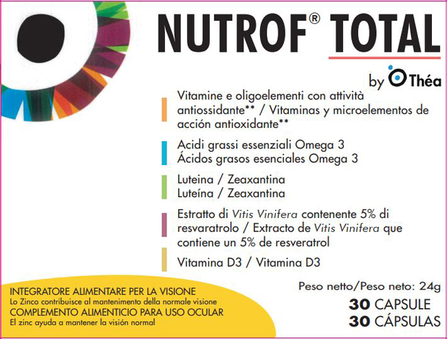 NUTROF TOTAL 30 CAPSULE - goldeneffe.it