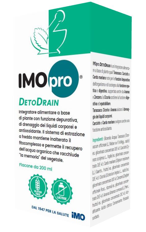 IMOPRO DETODRAIN 200 ML - goldeneffe.it