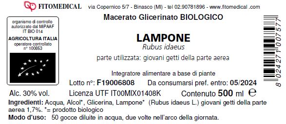 LAMPONE MACERATO GLICERICO 500 ML BIO - goldeneffe.it