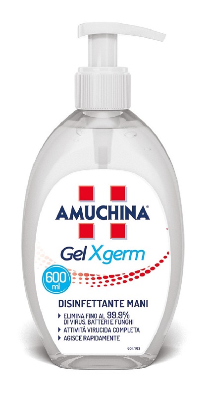 AMUCHINA GEL X-GERM DISINFETTANTE MANI 600 ML IT - goldeneffe.it