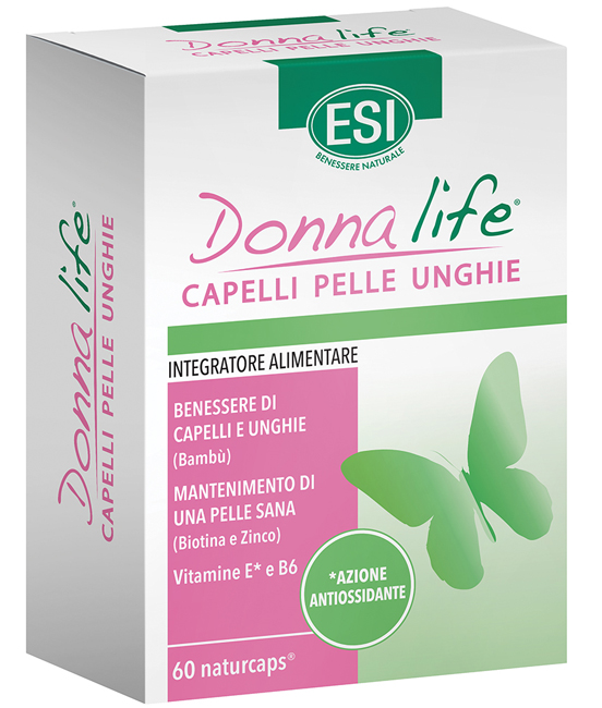 ESI DONNA LIFE CAPELLI PELLE UNGHIE 60 NATURCAPS - goldeneffe.it