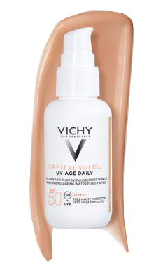 CAPITAL SOLEIL UV-AGE TINTED SPF50+ 40 ML - goldeneffe.it