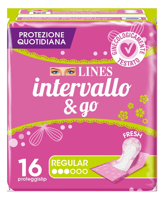 PROTEGGISLIP LINES INTERVALLO FRESH&GO RIPIEGATI 16 PEZZI - goldeneffe.it