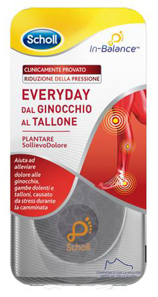 PLANTARE SOLLIEVO DOLORE DA GINOCCHIO A TALLONE SCHOLL IN BALANCE EVERYDAY S - goldeneffe.it