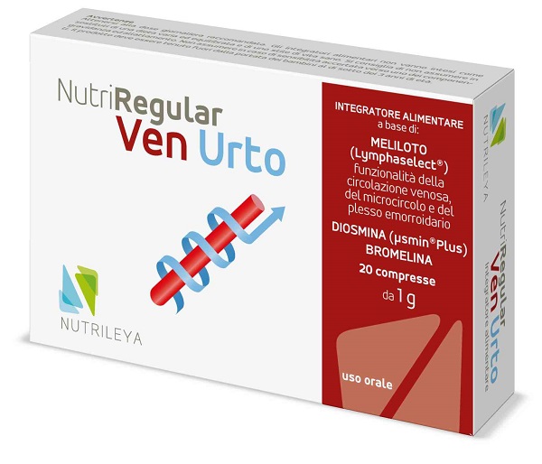 NUTRIREGULAR VEN URTO 20 COMPRESSE - goldeneffe.it