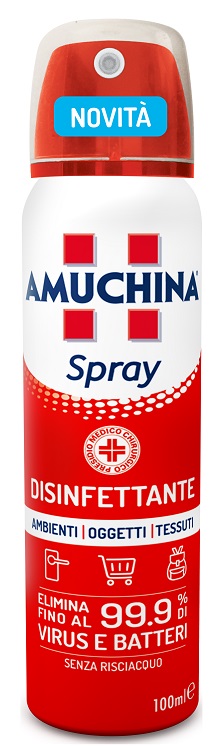 AMUCHINA SPRAY AMBIENTI OGGETTI TESSUTI 100 ML - goldeneffe.it