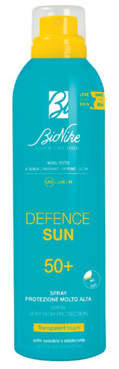 DEFENCE SUN SPRAY TRANSPARENT TOUCH 50+ 200 ML - goldeneffe.it