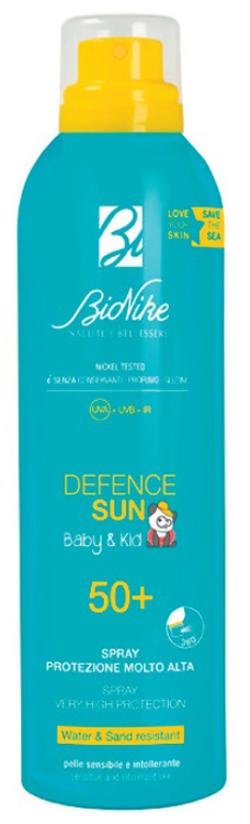DEFENCE SUN BABY&KID SPRAY SPF 50+ 200 ML - goldeneffe.it