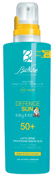 DEFENCE SUN BABY&KID LATTE SPRAY 50+ 200 ML - goldeneffe.it