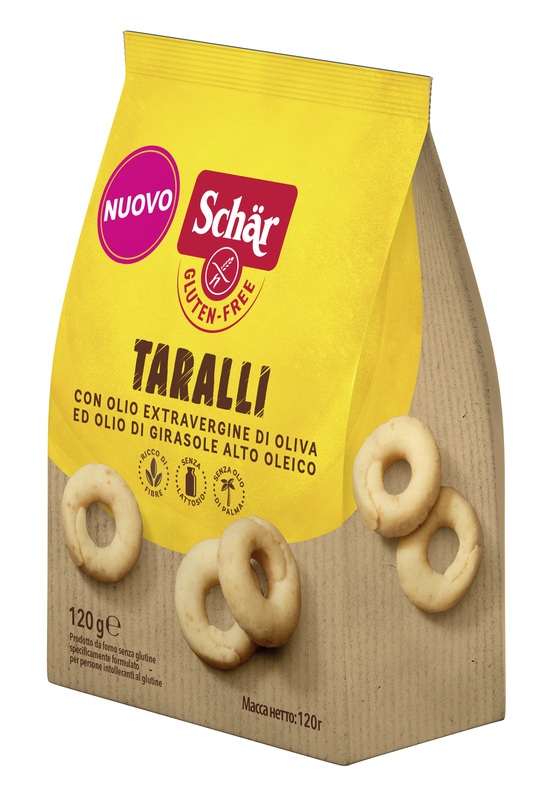 SCHAR TARALLI SENZA LATTOSIO 120 G - goldeneffe.it