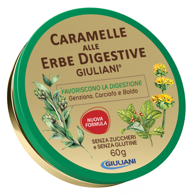 CARAMELLE DIGESTIVE SENZA ZUCCHERO NUOVA FORMULAZIONE 60 G - goldeneffe.it