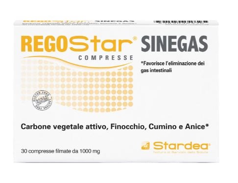 REGOSTAR SINEGAS 30 COMPRESSE - goldeneffe.it