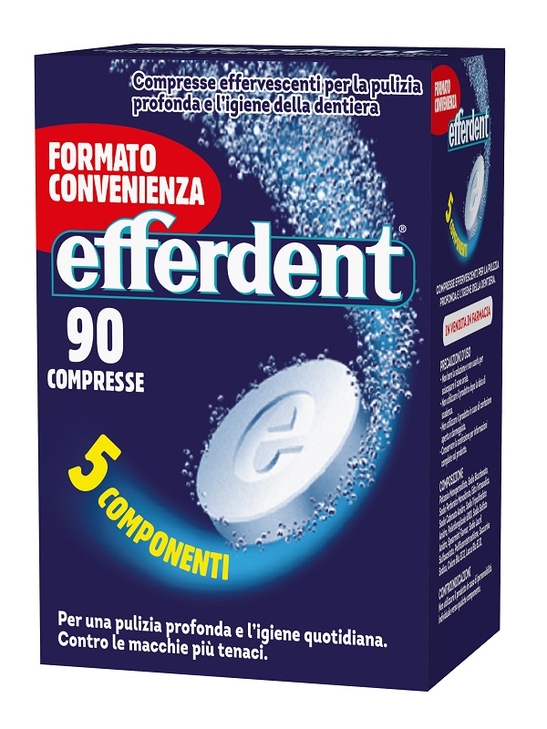 EFFERDENT 90 COMPRESSE EFFERVESCENTI - goldeneffe.it
