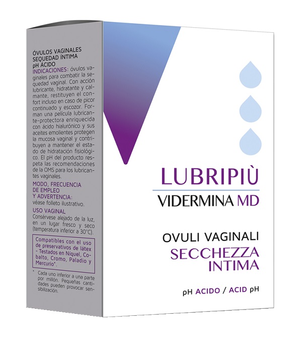 VIDERMINA LUBRIPIU' OVULI VAGINALI 2 BLISTER DA 5 OVULI - goldeneffe.it