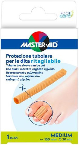 PROTEZIONE TUBOLARE MASTER-AID FOOTCARE RITAGLIABILE 15 CM 20 MM MEDIUM C7 - goldeneffe.it