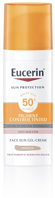 EUCERIN SUN PIGMENT CONTROL TINTED SPF50+ MEDIUM 50 ML - goldeneffe.it
