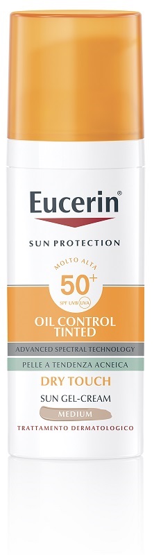 EUCERIN SUN OIL CONTROL TINTED CREAM SPF50+ 50 ML - goldeneffe.it