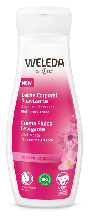 CREMA FLUIDA LEVIGANTE ROSA MOSQUETA 200 ML - goldeneffe.it