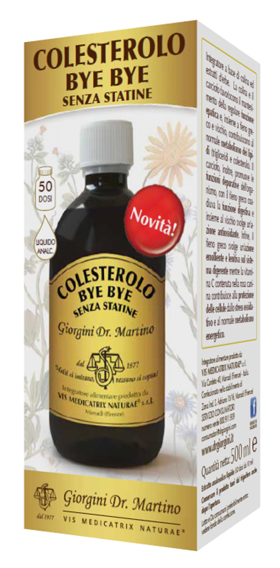COLESTEROLO BYE BYE SENZA STATINE 500 ML - goldeneffe.it