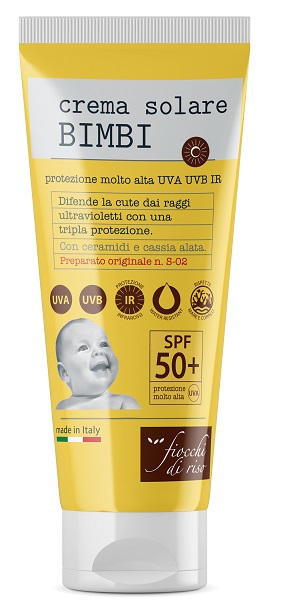 FIOCCHI DI RISO CREMA SOLARE BIMBI 50+ 100 ML - goldeneffe.it