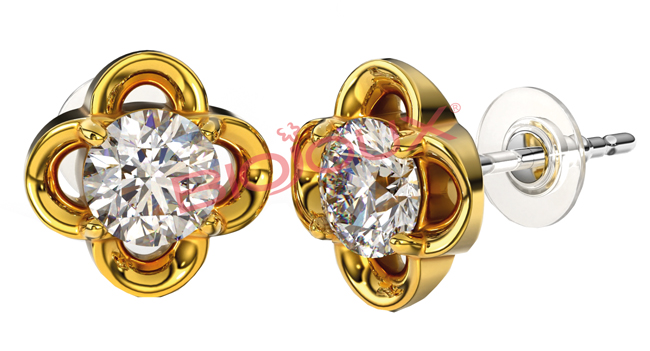 BJT243 ORECCHINO DUCHESS SWAROVSKY CRYSTAL GP - goldeneffe.it