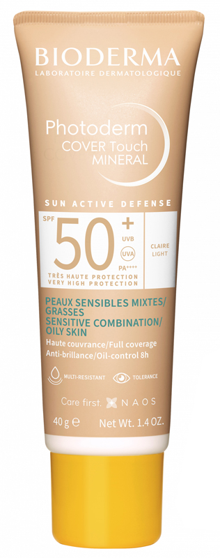 PHOTODERM COVER TOUCH MINERAL CLAIRE SPF50+ 40 ML - goldeneffe.it