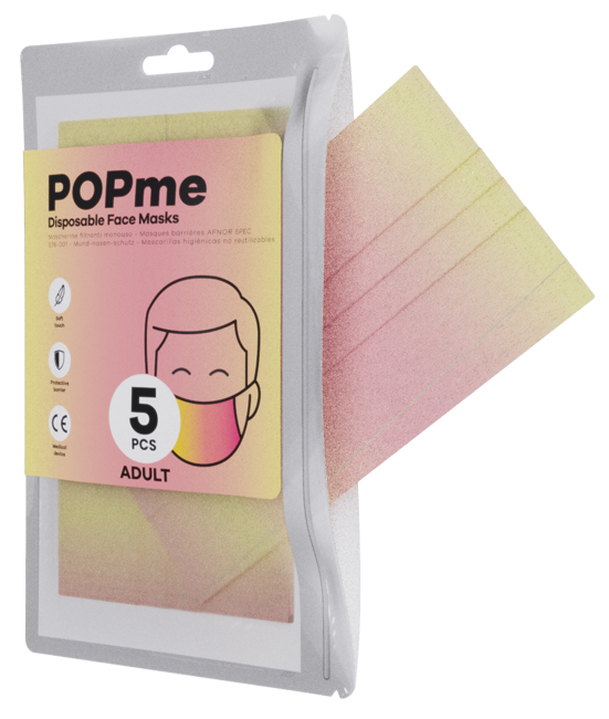 POPME MASCHERINA CHIRURGICA TIPO IIR PESCA BUSTA 5 PEZZI - goldeneffe.it