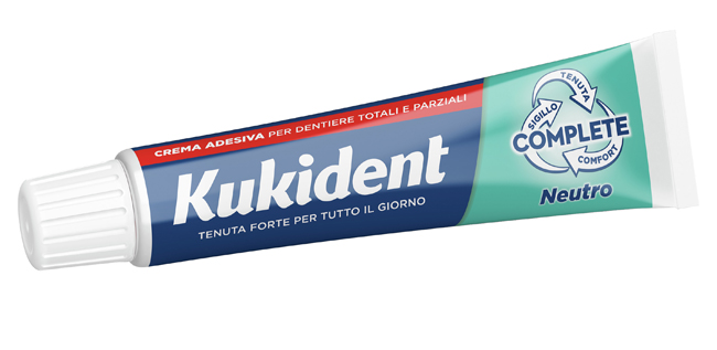 KUKIDENT NEUTRO CREMA ADESIVA DENTIERE 65 G - goldeneffe.it