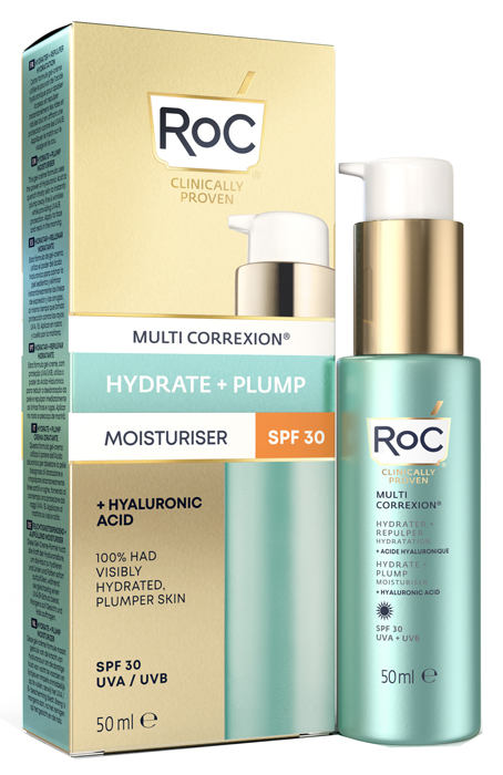 ROC MULTI CORREXION HYDRATE+ PLUMP IDRATANTE VISO SPF30 50 ML - goldeneffe.it