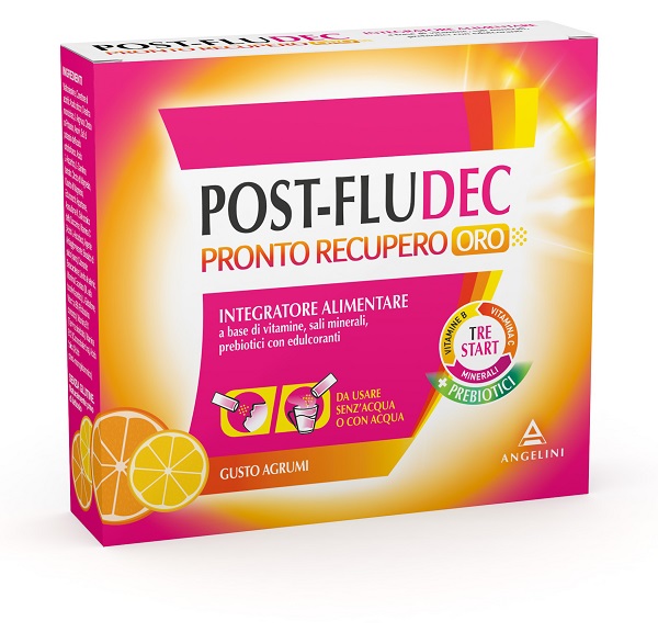 POSTFLUDEC AGRUMI PRONTO RECUPERO ORO 12 BUSTINE - goldeneffe.it