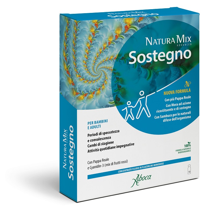 NATURA MIX ADVANCED SOSTEGNO 10 FLACONCINI DA 15 ML - goldeneffe.it