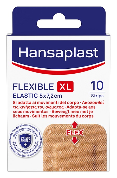 CEROTTO HANSAPLAST ELASTIC GINOCCHIA&GOMITI 10 PEZZI - goldeneffe.it