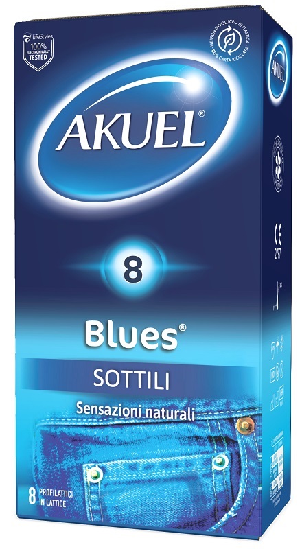 PROFILATTICO AKUEL BLUES SOTTILE 8 PEZZI - goldeneffe.it