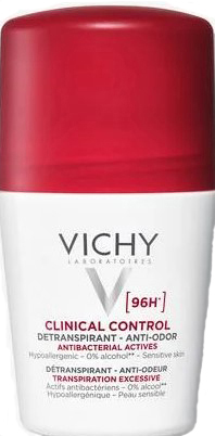 VICHY DEODORANTE CLINICAL CONTROL 96H ROLL 50 ML - goldeneffe.it