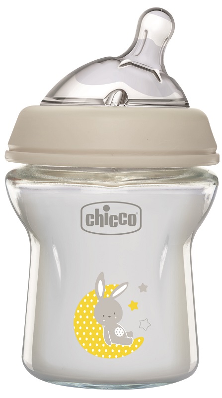 CHICCO BIBERON NAT FEEL VETRO 0M+ 150 ML - goldeneffe.it