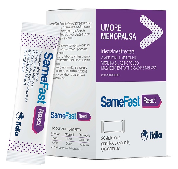 SAMEFAST REACT 20 STICK PACK - goldeneffe.it