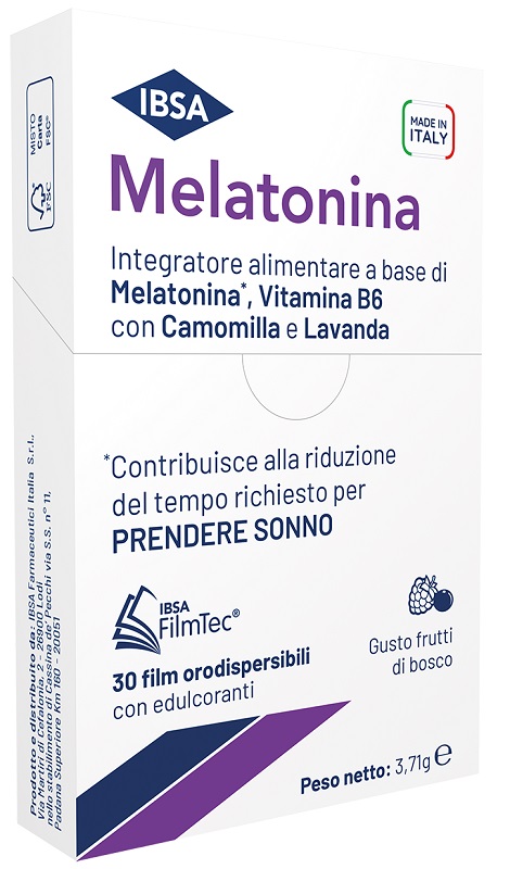 MELATONINA IBSA 30 FILM ORALI - goldeneffe.it