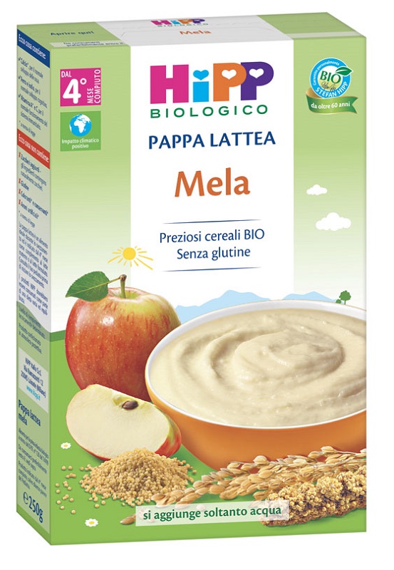 HIPP BIO PAPPA LATTEA MELA 250 G - goldeneffe.it