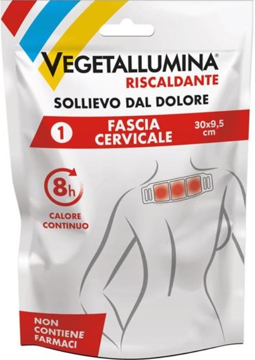 VEGETALLUMINA FASCIA CERVICALE RISCALDANTE 1 PEZZO - goldeneffe.it