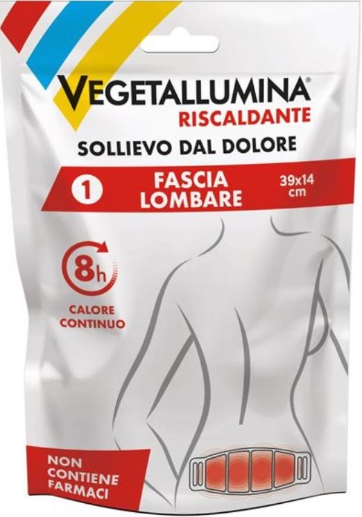VEGETALLUMINA FASCIA LOMBARE RISCALDANTE 1 PEZZO - goldeneffe.it
