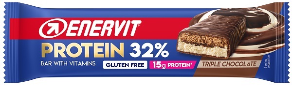 ENERVIT SPORT PROTEIN BAR TRIPLE CHIOCOLATE 45 G - goldeneffe.it