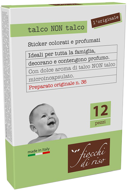 FIOCCHI DI RISO TALCO NON TALCO CEROTTI 12 PEZZI - goldeneffe.it