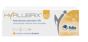 SIRINGA INTRA-ARTICOLARE HYALUBRIX 60 ACIDO IALURONICO 1,5% 60 MG 4 ML - goldeneffe.it