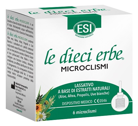 ESI LE DIECI ERBE MICROCLISMI 6 PEZZI - goldeneffe.it