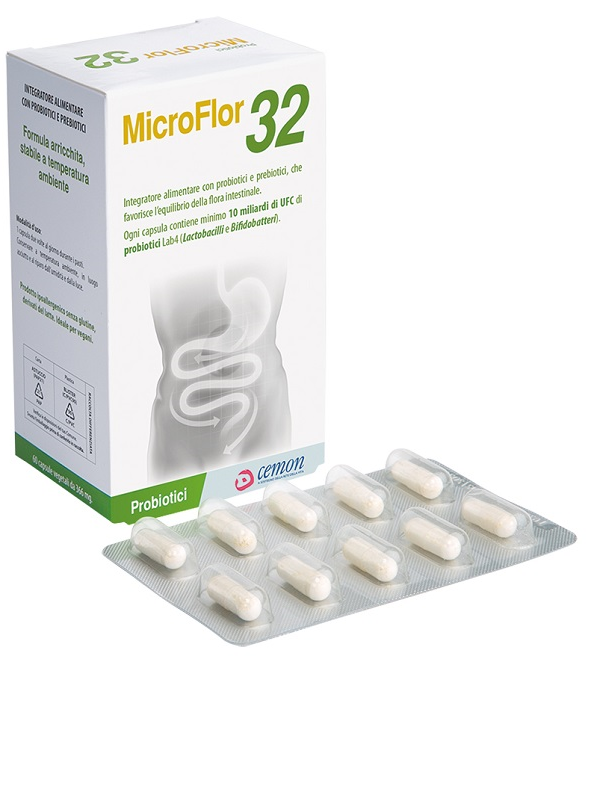 MICROFLOR 32 60 CAPSULE 366 MG NO FRIGO - goldeneffe.it