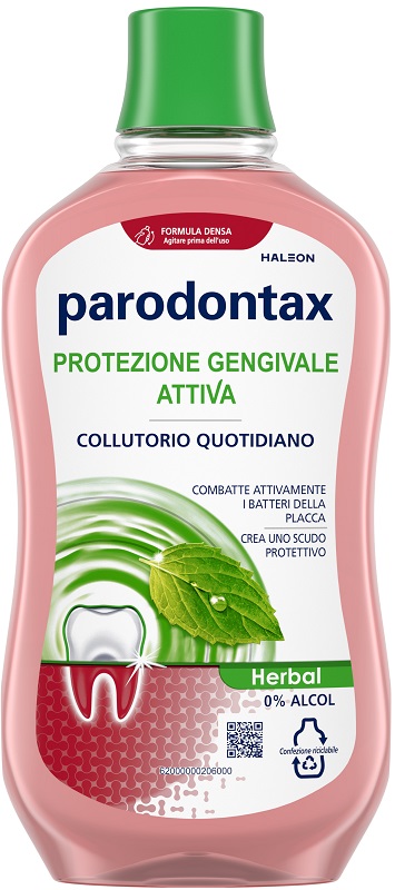 PARODONTAX COLLUTORIO PROTEZIONE GENGIVE HERBAL 500 ML - goldeneffe.it