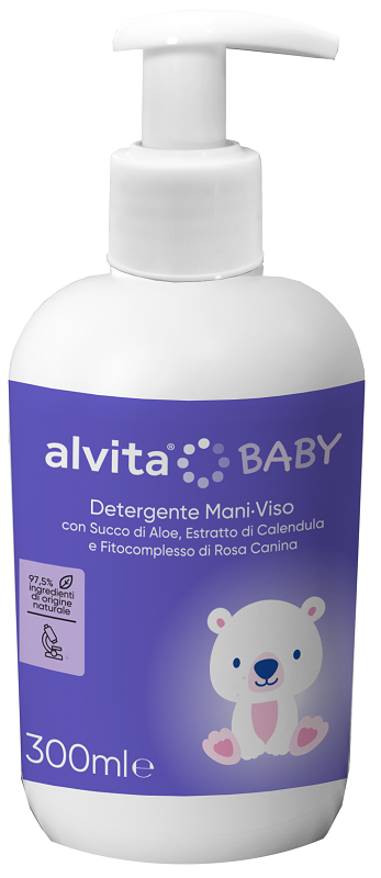 ALVITA BABY DETERGENTE MANI-VISO 300 ML - goldeneffe.it