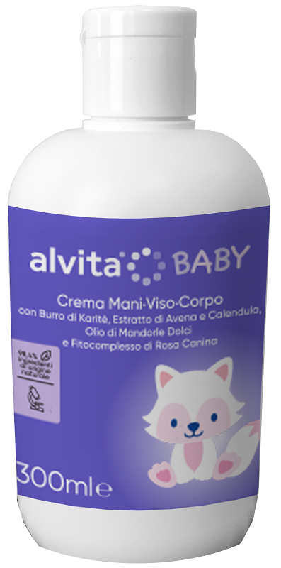 ALVITA BABY CREMA VISO-CORPO 300 ML - goldeneffe.it